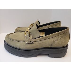 Geox Spherica Platform Shoes EC 7 Women Ultra-Cushioned Gray/Green‎ US 10.5 EU41